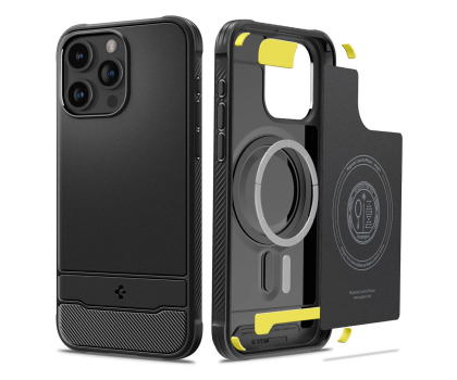 Etui do telefonów SPIGEN Rugged Armor Mag Magsafe do iPhone 15 Pro matte black ACS06703